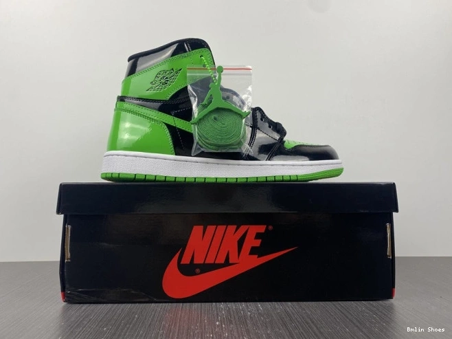 Bmlin Shoes 1 Pine High Air OG Jordan 555088-030 Green 0820